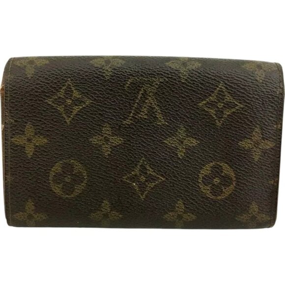 445132BA (L6) Louis Vuitton Wallet Porte Monnaie Billets Tresor Brown Monogram - Picture 2 of 10